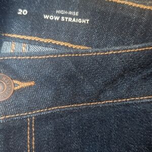 Old Navy(Women's )Wow Straight High-Rise Jeans - Dark Blue Sz 20